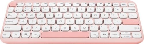 מקלדת Bluetooth אלחוטית שקטה Asus KW100 (Copilot) Marshmallow - צבע Rose Clay