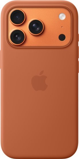 כיסוי סיליקון מקורי ל-Apple iPhone 17 Pro עם חיבור MagSafe - צבע Terra Cotta