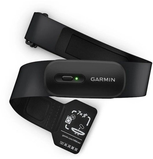 רצועת מד דופק Garmin HRM-200 - צבע שחור - מידה XS-S