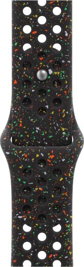 רצועת Nike Sport Band לשעון Apple Watch 42mm צבע Midnight Black - מידה M / L