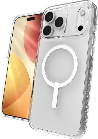 כיסוי ל-iPhone 17 Pro Max תומך MagSafe דגם Crystal Palace Snap מבית ZAGG - צבע שקוף