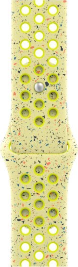 411537_b_1.jpg רצועת Nike Sport Band לשעון Apple Watch 46mm צבע Volt Splash - מידה S / M