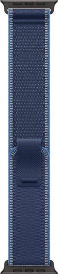 רצועת Trail Loop לשעון Apple Watch 49mm צבע Blue / Bright Blue - Black Titanium Finish - מידה M / L