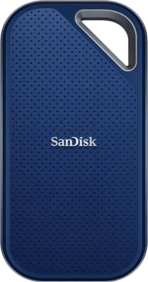 כונן קשיח SSD חיצוני נייד Sandisk Extreme PRO 1TB SSD USB 3.2 SDSSDE81-1T00-RR25 - צבע כחול