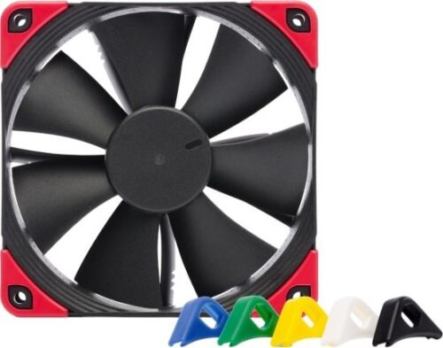 מאוורר למארז NF-F12 PWM Chromax Black Swap 12cm Fan 1500RPM מבית Noctua