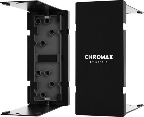 כיסוי עיצובי NA-HC8 Chromax Black לקירורי מעבד מסדרת NH-U12A מבית Noctua