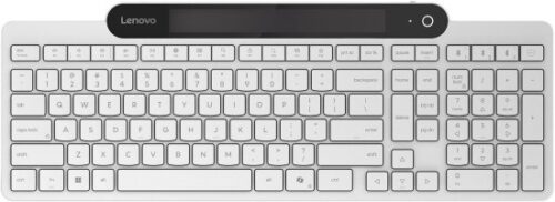 מקלדת Bluetooth עם טעינה עצמית Lenovo 800 Self-Charging Bluetooth GY41R69592 - צבע לבן