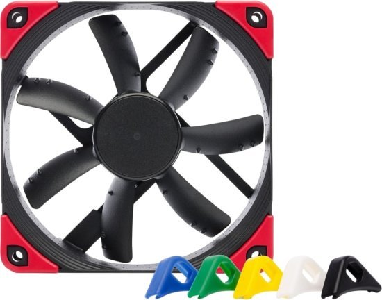 מאוורר למארז NF-S12A PWM Chromax Black Swap 12cm Fan 1200RPM מבית Noctua