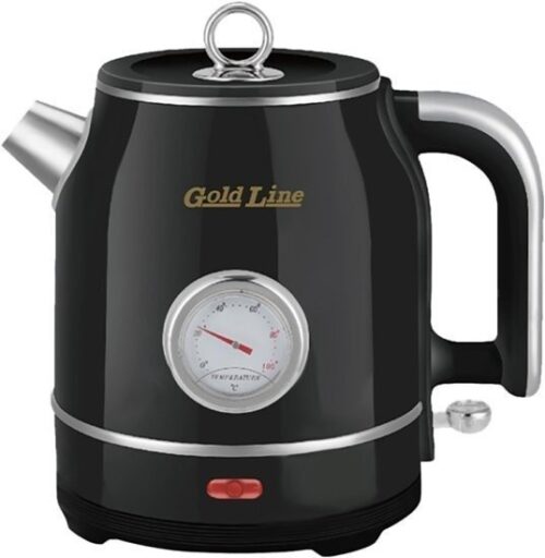 קומקום נשלף 1.5 ליטר דגם RETRO ATL-782B מבית Gold Line - צבע שחור