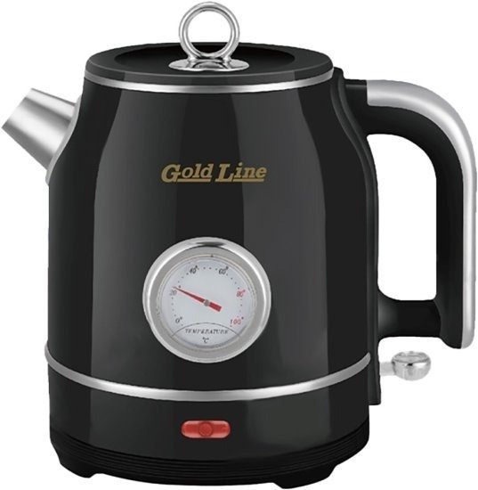 קומקום נשלף 1.5 ליטר דגם RETRO ATL-782B מבית Gold Line - צבע שחור