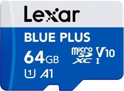 413442_b_1.jpg כרטיס זיכרון Lexar Blue Plus MicroSDXC UHS-I עם מתאם SD - נפח 64GB