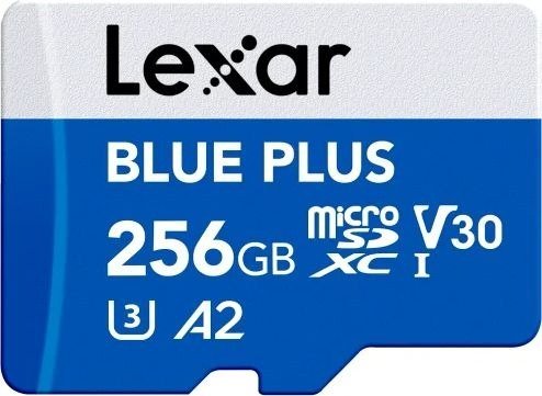 413456_b_1.jpg כרטיס זיכרון Lexar Blue Plus MicroSDXC UHS-I עם מתאם SD - נפח 256GB