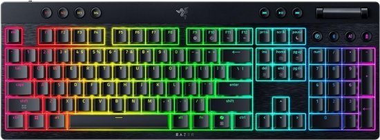 414498_b_1.jpg מקלדת גיימרים מכנית אלחוטית Razer BlackWidow V4 Low-Profile - סוג מתג כתום טקטילי שקט פרופיל נמוך