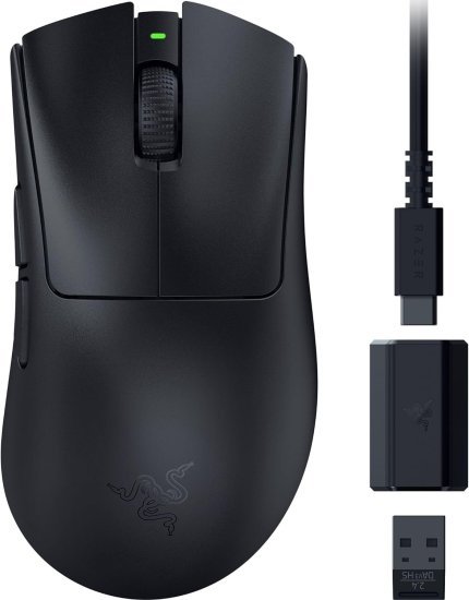 414646_b_1.jpg עכבר גיימינג ארגונומי אלחוטי Razer DeathAdder V3 HyperSpeed - שחור
