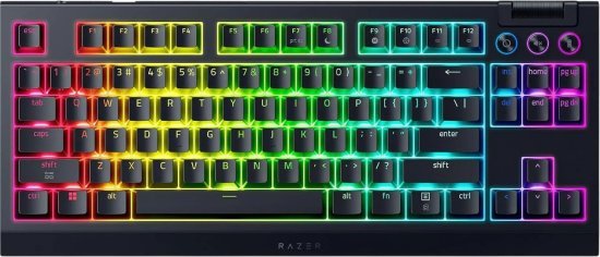414661_b_1.jpg מקלדת גיימרים מכנית אלחוטית Razer BlackWidow V4 Tenkeyless - סוג מתג כתום טקטילי שקט