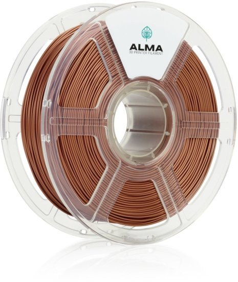 סליל הדפסה (פילמנט) 1.75 מ”מ / 1 ק”ג דגם PLA+ (PRO) מבית ALMA - צבע חום