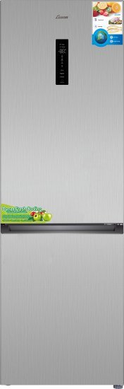 מקרר 2 דלתות מקפיא תחתון 318 ליטר Luxor No-Frost NF-399 - צבע כסוף