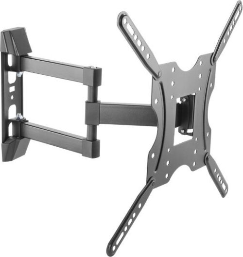 זרוע קיר אוניברסלית למסכים עד ''65 דגם E4456 מבית EAZO - צבע שחור