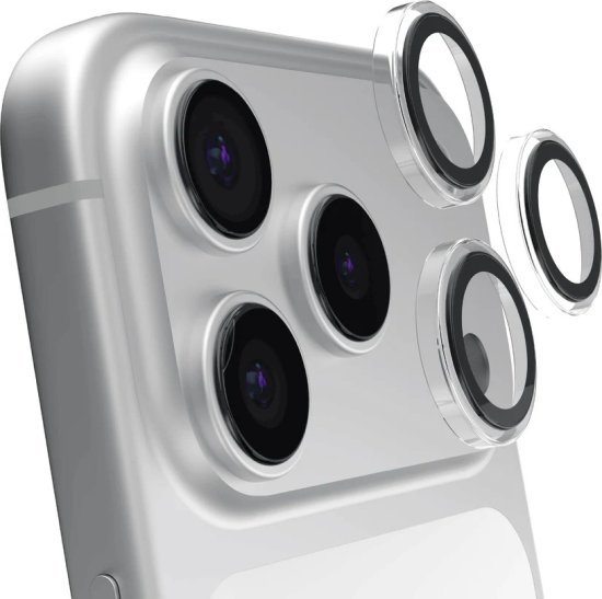 מגן לעדשות מצלמה ל-Apple iPhone 17 Pro / Pro Max מבית Ghostek - צבע שקוף