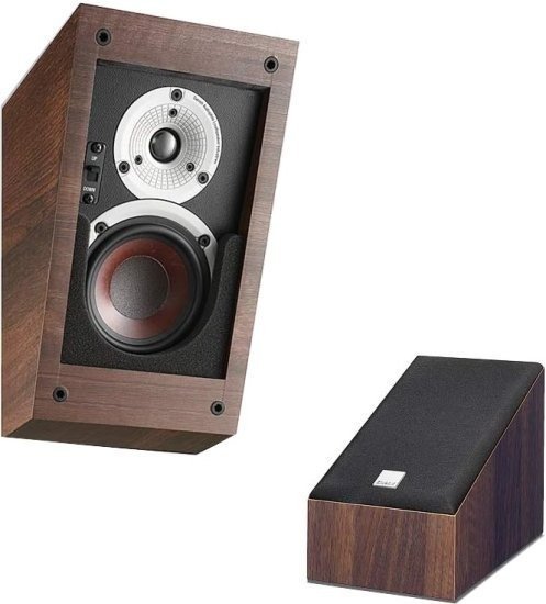 זוג רמקולי קיר למערכות סראונד / סטריאו DALI ALTECO C-1 - צבע אגוז