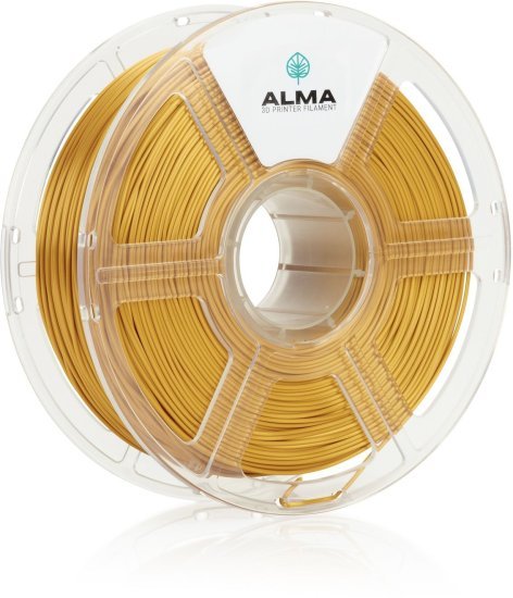 סליל הדפסה (פילמנט) 1.75 מ”מ / 1 ק”ג דגם PLA Silk מבית ALMA - צבע זהב