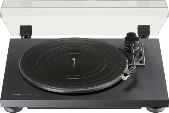 פטיפון Bluetooth דגם TN-180BT-A3 / B מונע מחגורה TEAC - צבע שחור