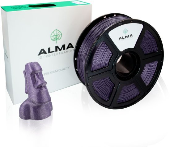 417071_b_1.jpg סליל הדפסה (פילמנט) 1.75 מ”מ / 1 ק”ג דגם PLA Galaxy מבית ALMA - צבע סגול