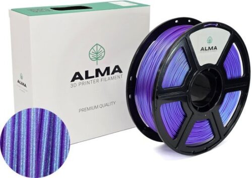 סליל הדפסה (פילמנט) 1.75 מ”מ / 1 ק”ג דגם PLA Multicolor מבית ALMA - צבע סגול מלוכלך