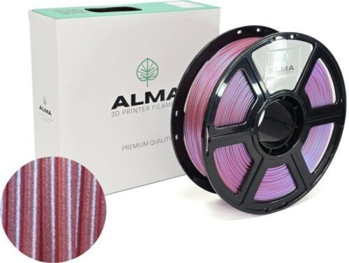 סליל הדפסה (פילמנט) 1.75 מ”מ / 1 ק”ג דגם PLA Multicolor מבית ALMA - צבע רוז קוורץ