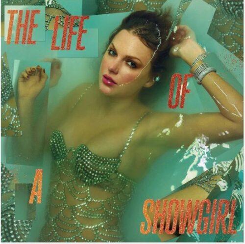 Taylor Swift - The Life Of A Showgirl Orange Glitter Vinyl LP  - תקליט כתום