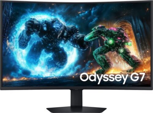 מסך מחשב גיימינג קעור Samsung Odyssey G7 S37FG750EU 36.5'' UHD 165Hz - צבע שחור