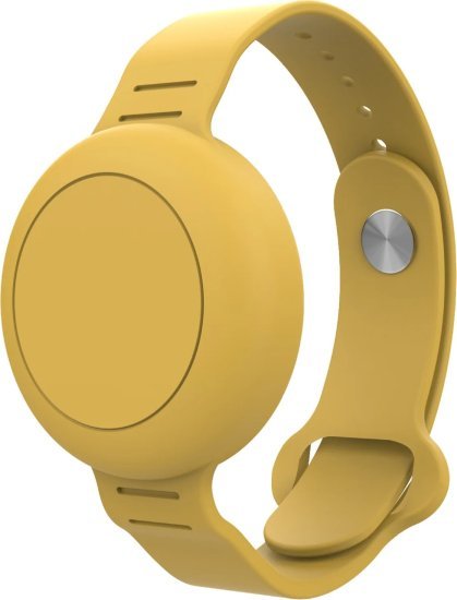 420497_b_1.jpg רצועת יד מסיליקון ל-Apple AirTag דגם Aetheris מבית Camel Mountain - צבע צהוב