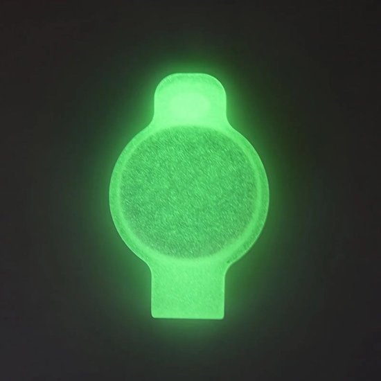 כיסוי מגן מסיליקון ל-Apple AirTag דגם Exonox מבית Camel Mountain - צבע ירוק זוהר