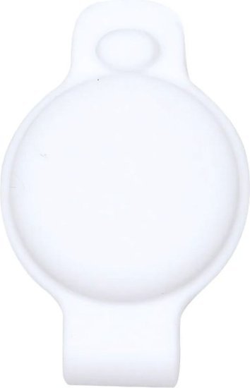 כיסוי מגן מסיליקון ל-Apple AirTag דגם Exonox מבית Camel Mountain - צבע לבן