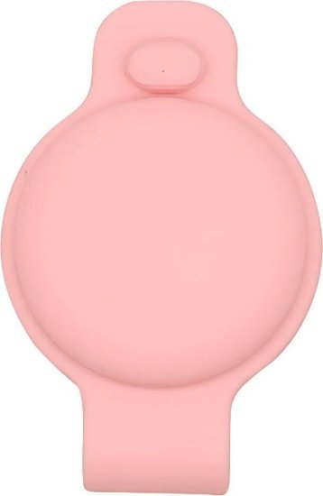 כיסוי מגן מסיליקון ל-Apple AirTag דגם Exonox מבית Camel Mountain - צבע ורוד