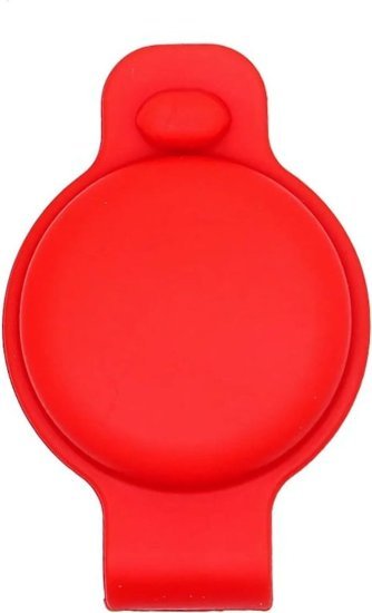 כיסוי מגן מסיליקון ל-Apple AirTag דגם Exonox מבית Camel Mountain - צבע אדום