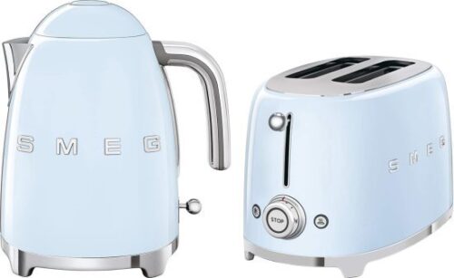 421626_b_1.jpg קומקום חשמלי 1.7 ליטר 2400W + מצנם 2 פרוסות 950W מבית SMEG - צבע כחול פסטל
