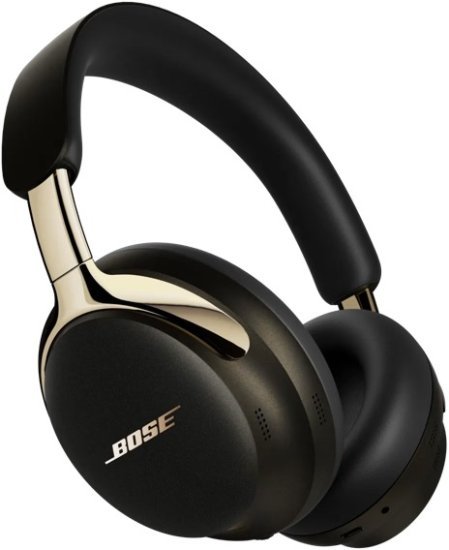 אוזניות Over-Ear‏ אלחוטיות עם ביטול רעשים Bose QuietComfort Ultra 2nd Gen - צבע שחור מוזהב