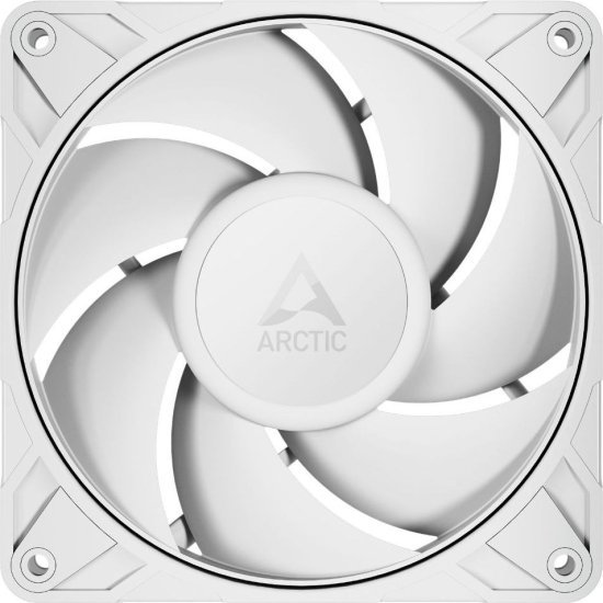 מאוורר למארז Arctic P12 Pro PST 120mm - צבע לבן