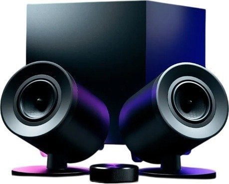 רמקולים לגיימרים עם סאבוופר ובקר שליטה Razer Nommo V2 Pro - צבע שחור