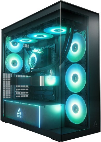 421861_b_1.jpg מארז ללא ספק Arctic Xtender Premium E-ATX Mid Tower - צבע שחור (Mirror Black)