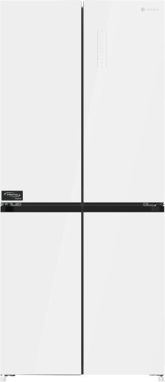 מקרר אינוורטר 4 דלתות מקפיא תחתון 415 ליטר Amcor MER4400GW - זכוכית לבנה