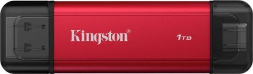 כונן SSD חיצוני נייד בעל חיבור כפול (USB-A ו-USB-C) Kingston Dual Portable SSD  - נפח 1TB