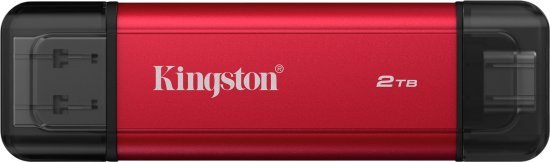כונן SSD חיצוני נייד בעל חיבור כפול (USB-A ו-USB-C) Kingston Dual Portable SSD  - נפח 2TB