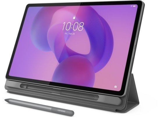 טאבלט Lenovo Idea Tab Plus TB361FU ‎ZAG70963IL - גרסת WiFi - זיכרון 12GB נפח איחסון 256GB - צבע Luna Grey - כולל כיסוי Folio ועט Lenovo® Tab Pen