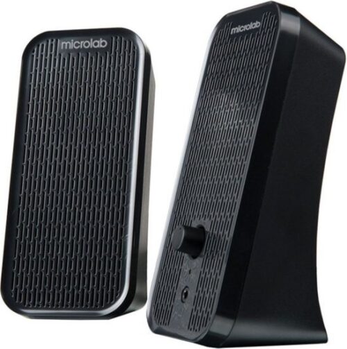 זוג רמקולים למחשב דגם B55 מבית Microlab - צבע שחור