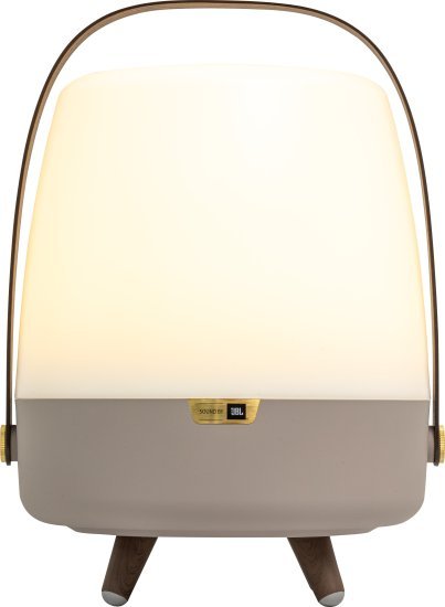 רמקול Bluetooth נייד 10W משולב בגוף תאורה Lite Up Play 2.0W מבית Kooduu - צבע אפור חימר