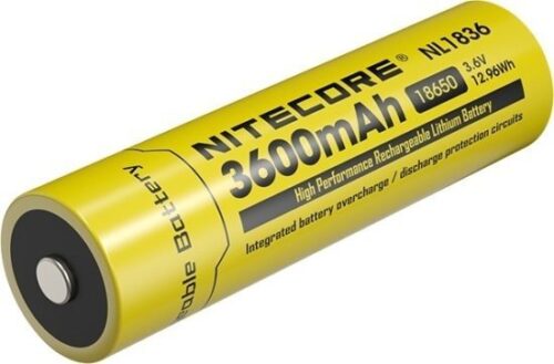 424291_b_1.jpg סוללת ליתיום 18650 נטענת בנפח 3600mAh מבית Nitecore - דגם NL1836