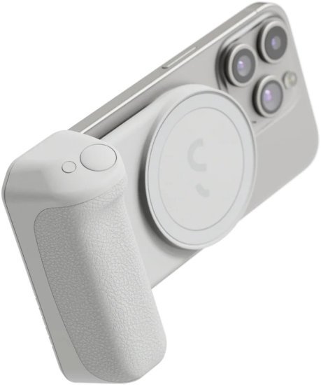 424337_b_1.jpg סוללת גיבוי עם אחיזה 3200mAh 5W תואמת Magsafe דגם SnapGrip Classic מבית ShiftCam - צבע Stone