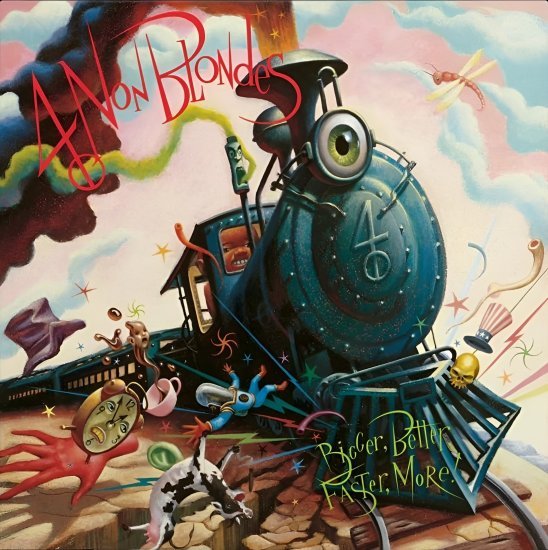 Four Non Blondes - Bigger Better Faster More! Red Vinyl LP - תקליט אדום